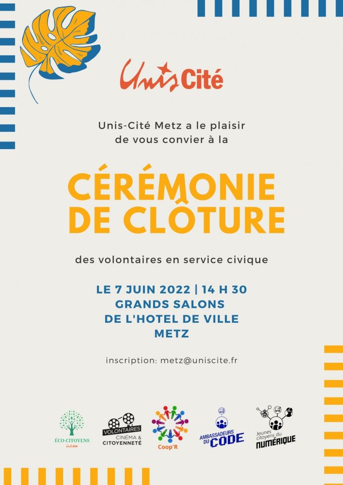 Image'Est accompage Unis Cité - Metz dans leur programme Volontaires Cinéma et Citoyenneté